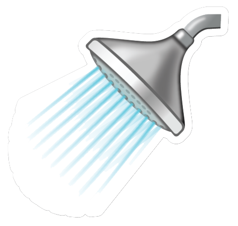 Detail Shower Transparent Background Nomer 23