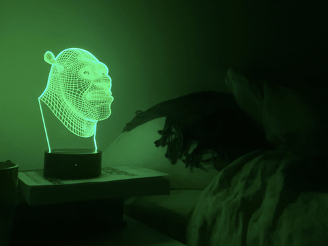 Detail Shrek 3d Lamp Nomer 32