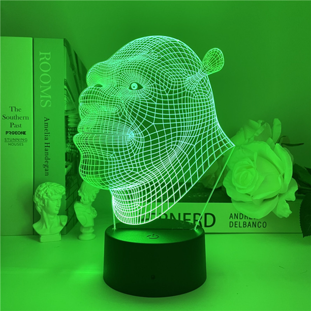 Detail Shrek 3d Lamp Nomer 58