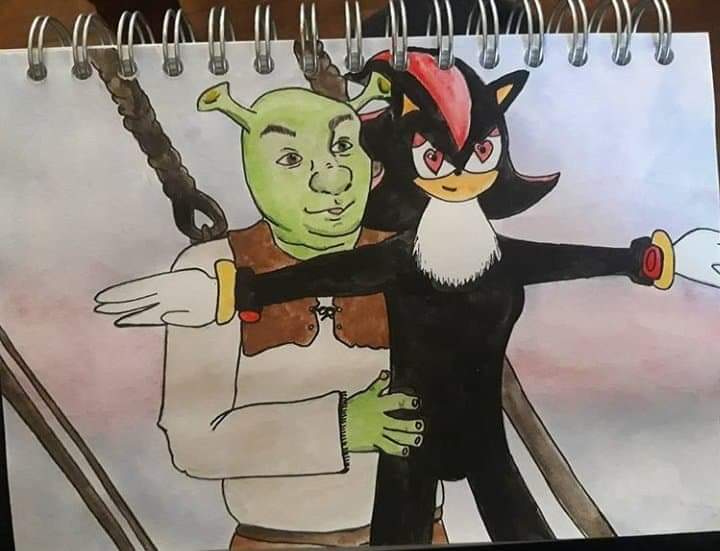 Detail Shrek And Shadow The Hedgehog Nomer 15