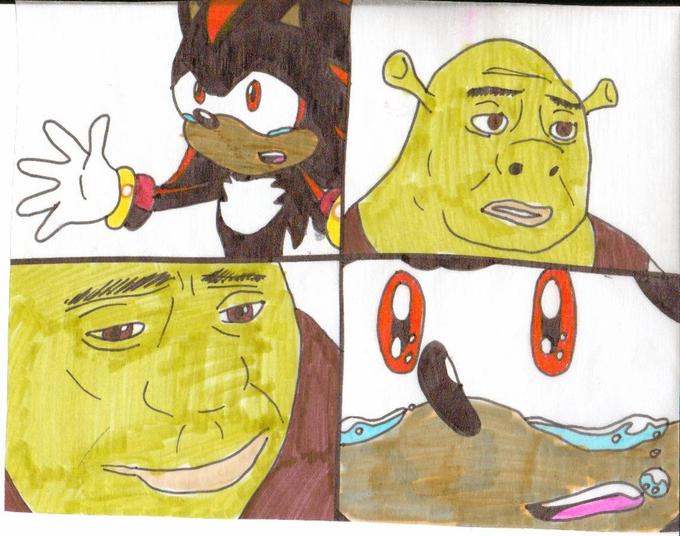 Detail Shrek And Shadow The Hedgehog Nomer 6