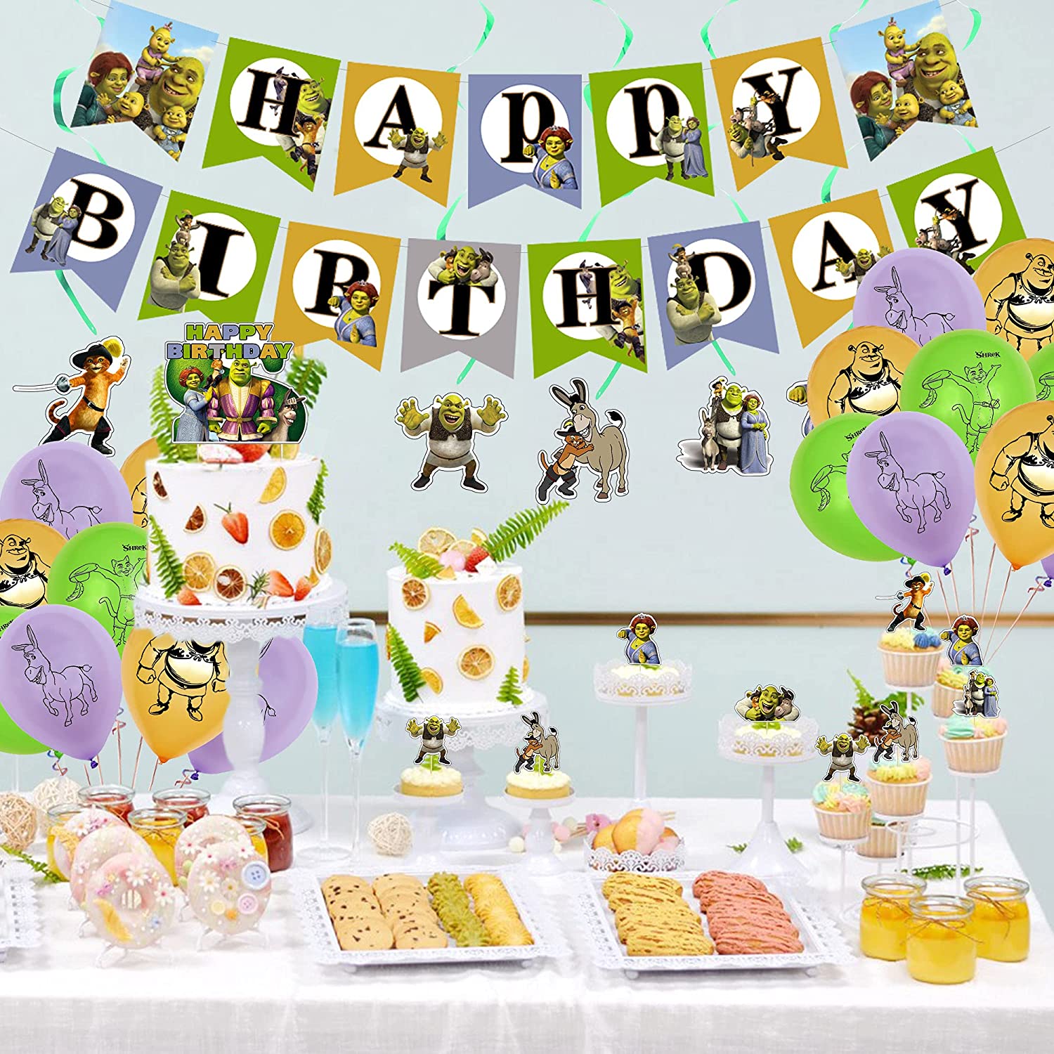 Detail Shrek Birthday Banner Nomer 30