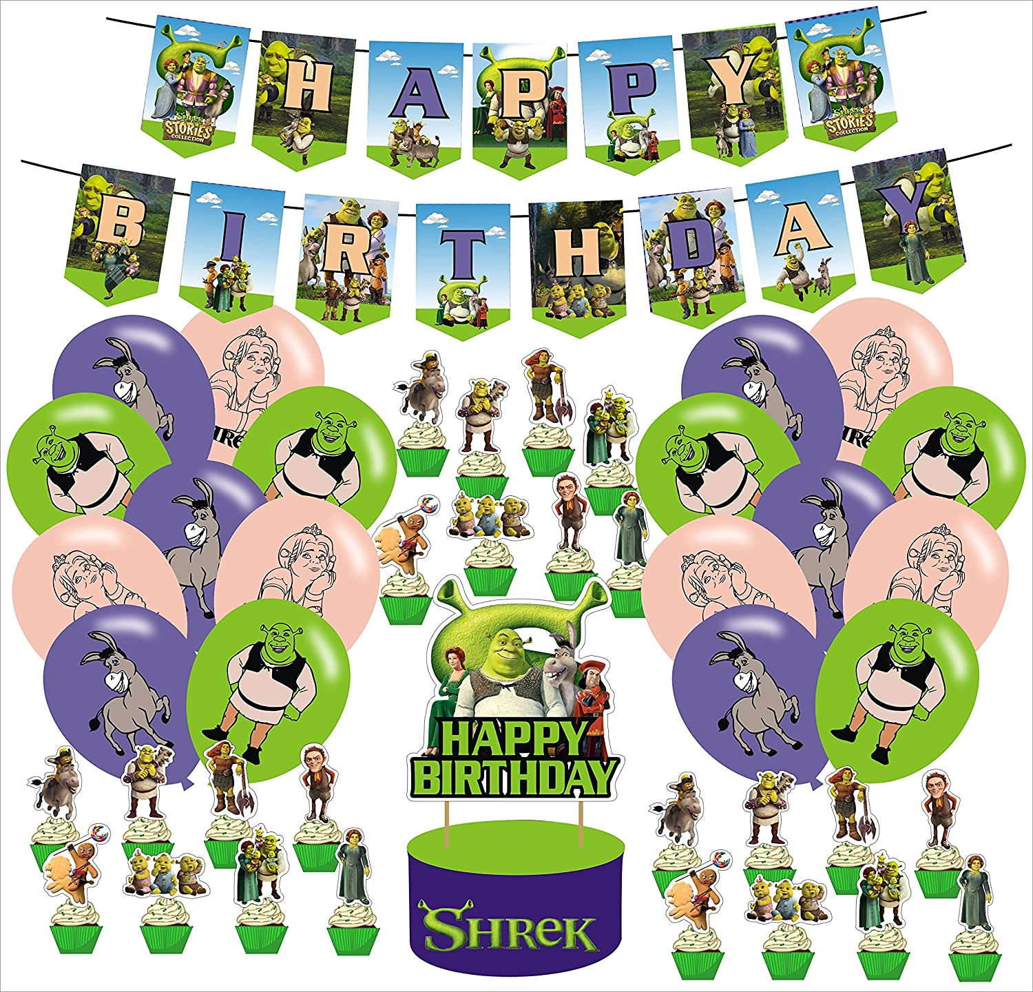 Detail Shrek Birthday Banner Nomer 31