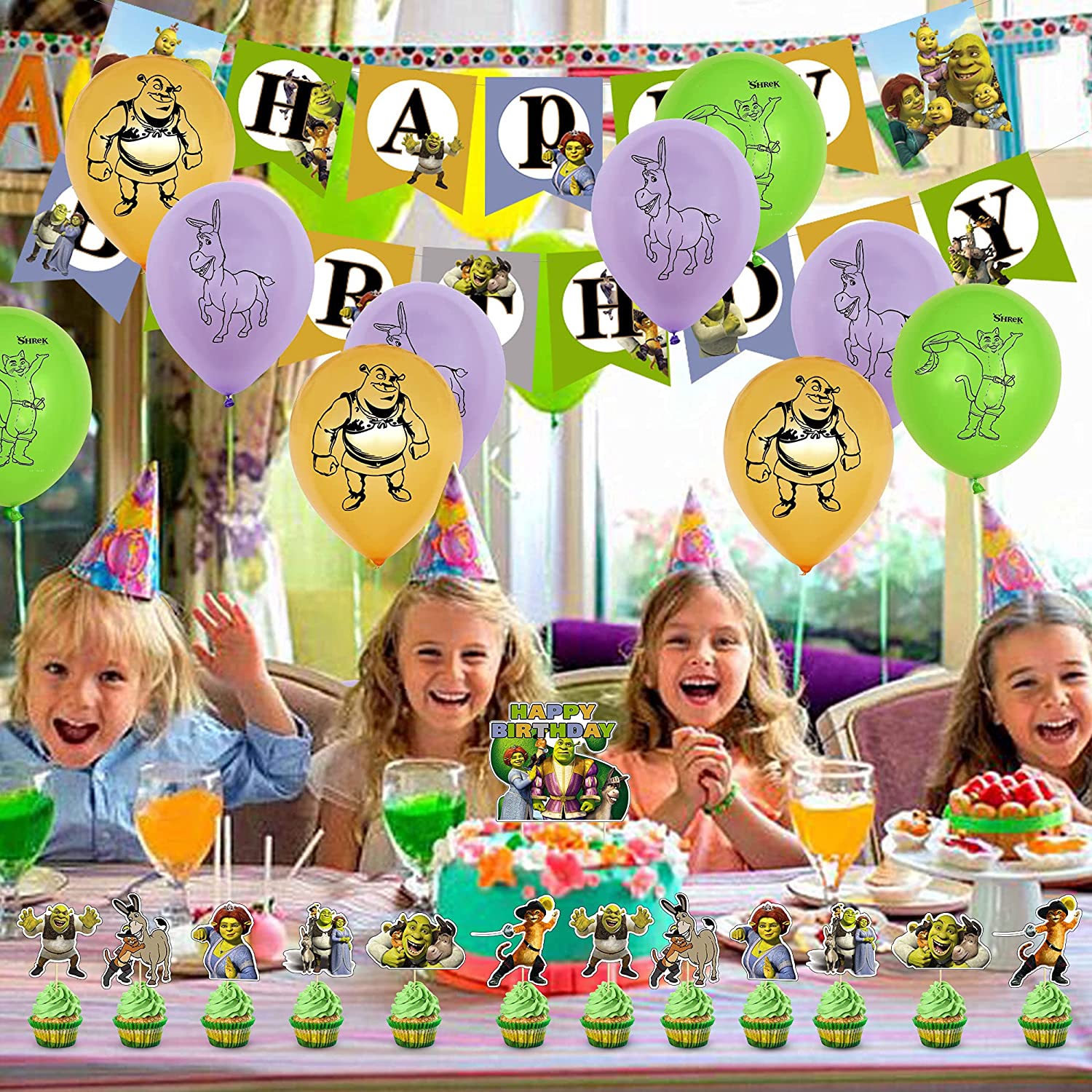 Detail Shrek Birthday Banner Nomer 56