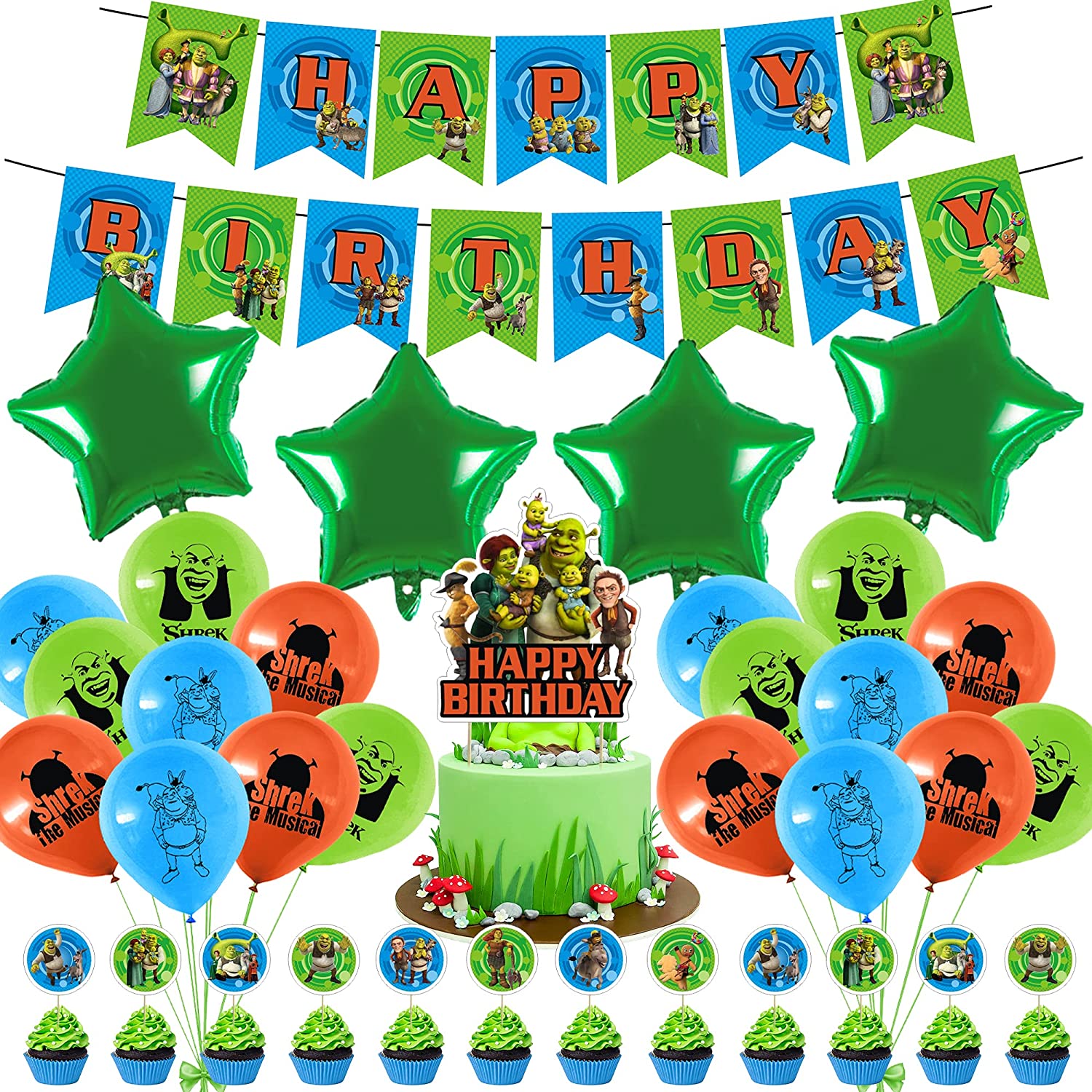Detail Shrek Birthday Banner Nomer 6