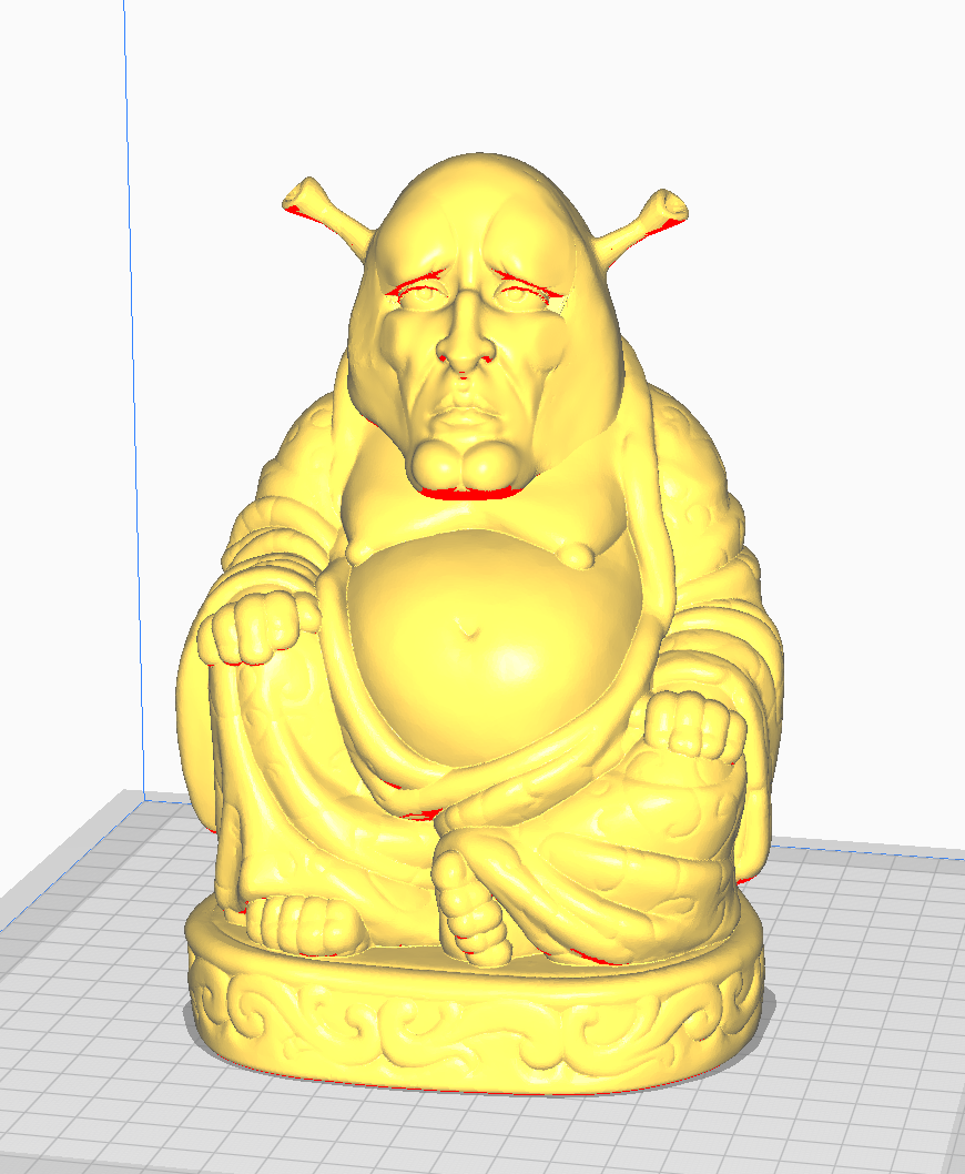 Detail Shrek Buddha 3d Print Nomer 34
