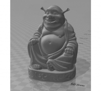 Detail Shrek Buddha 3d Print Nomer 7
