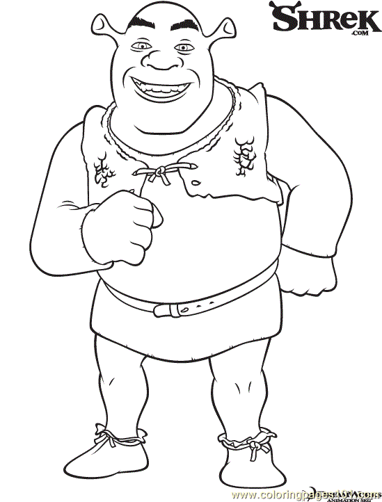 Detail Shrek Clipart Black And White Nomer 35