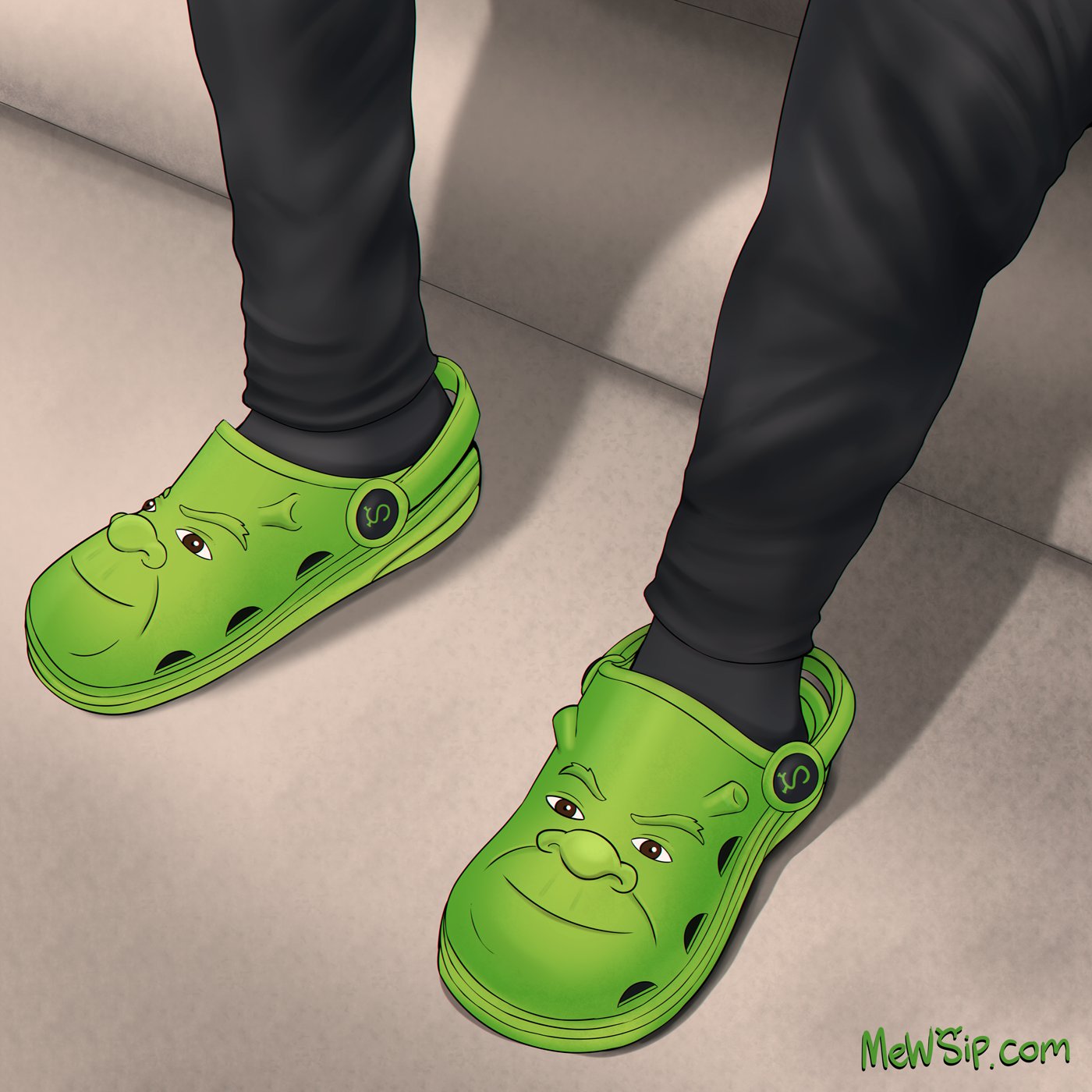 Detail Shrek Crocs Nomer 5