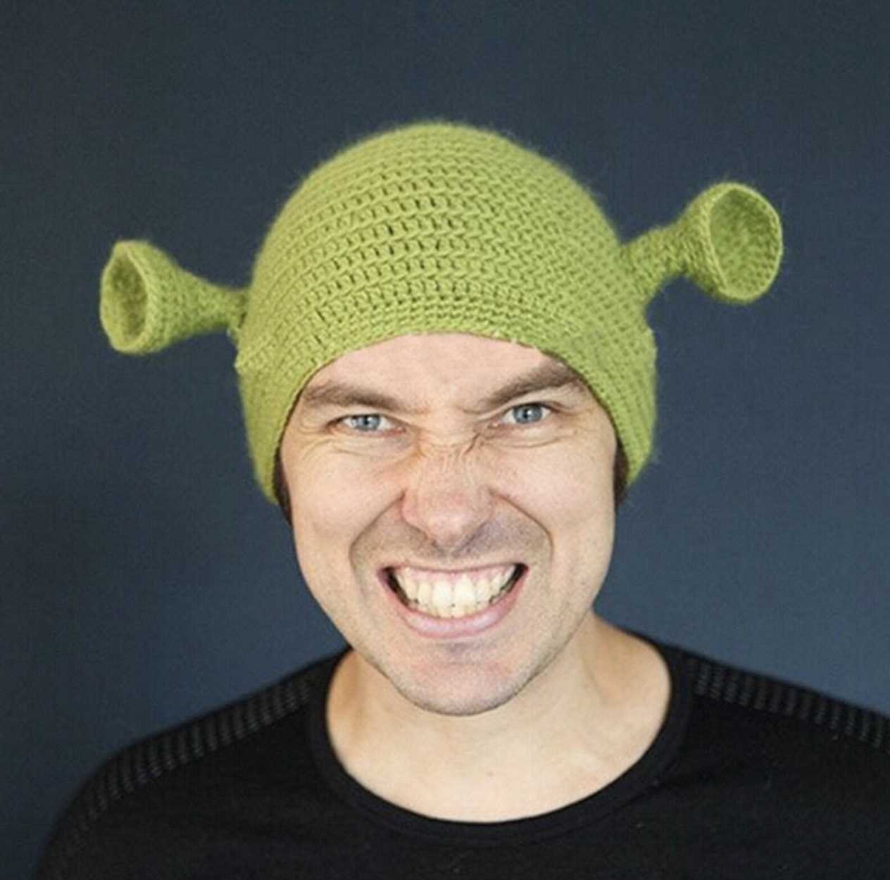 Detail Shrek Hat With Ears Nomer 2