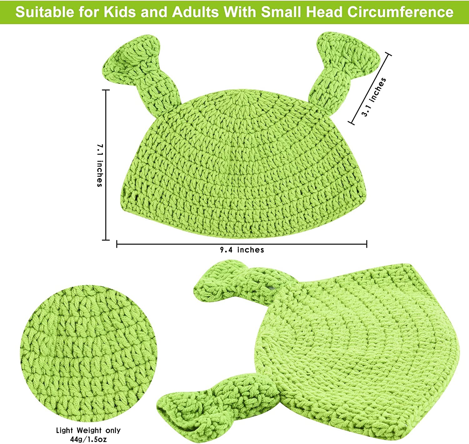 Detail Shrek Hat With Ears Nomer 36