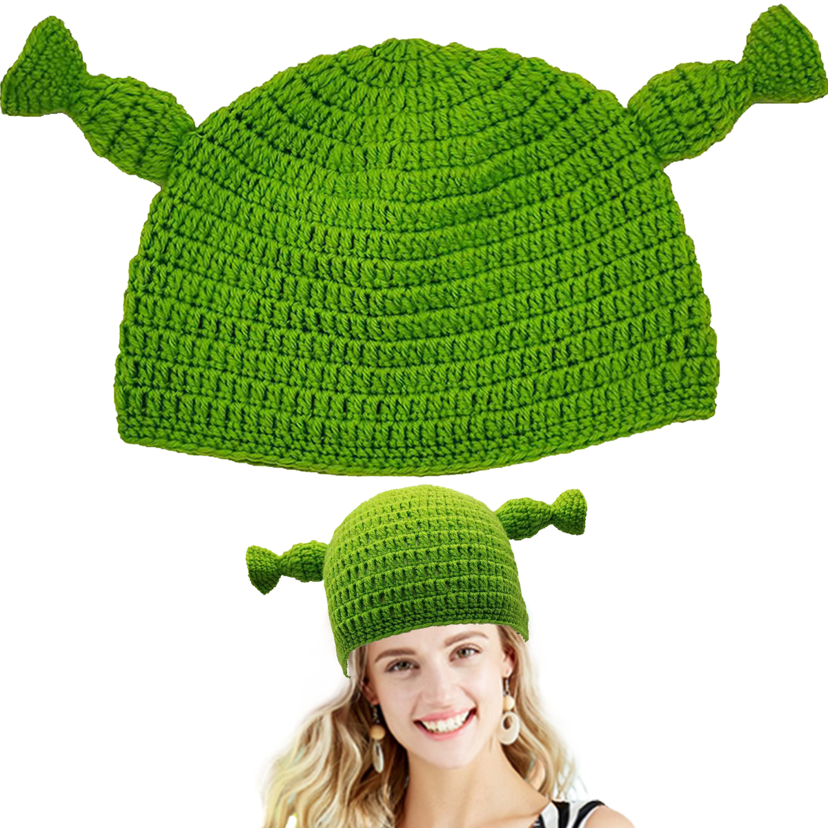 Detail Shrek Hat With Ears Nomer 8