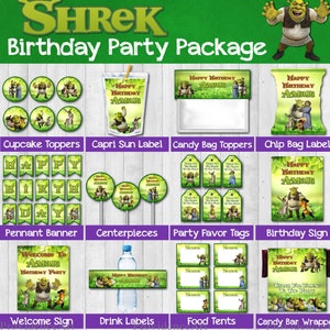 Detail Shrek Party Plates Nomer 31