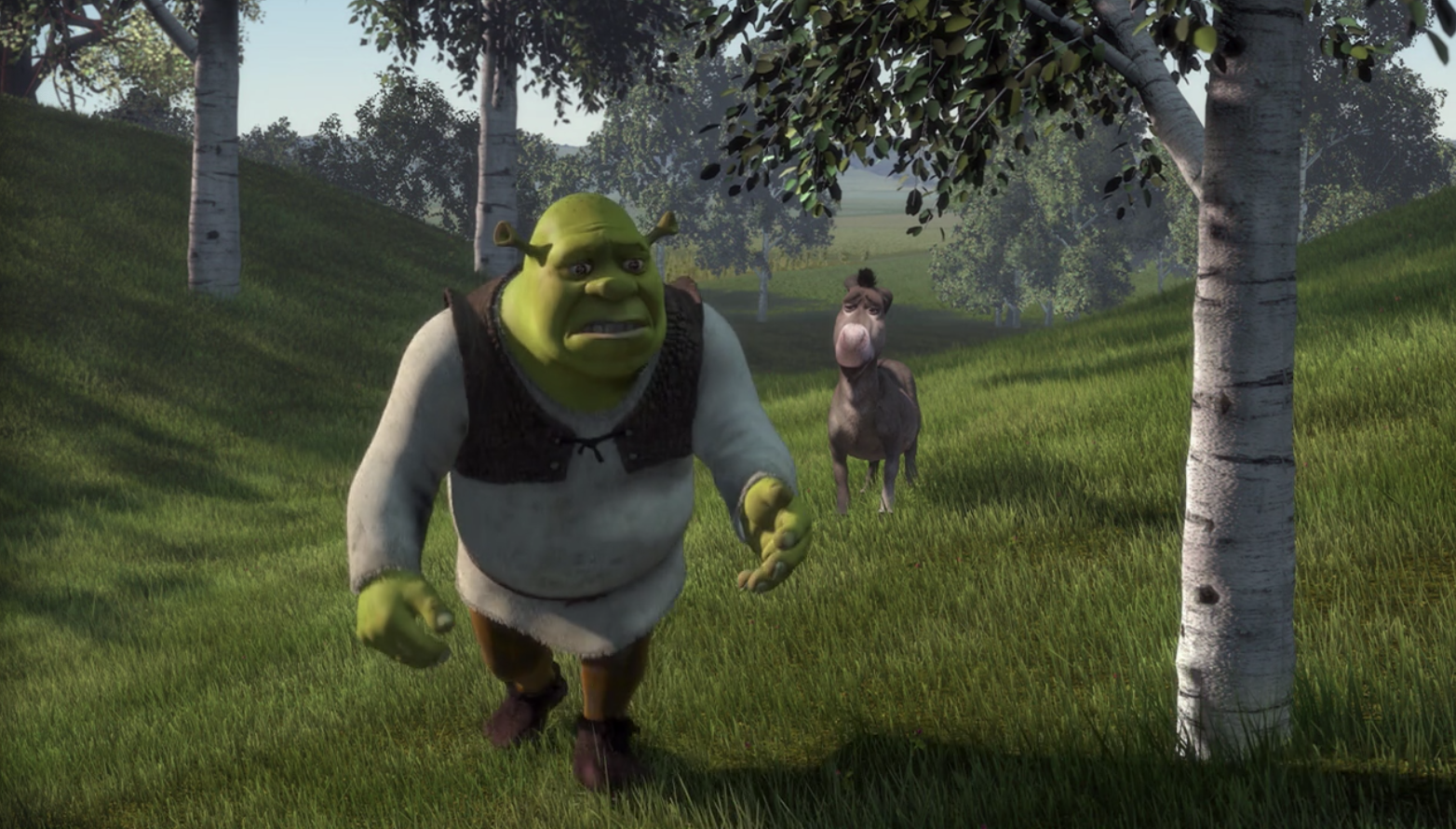 Detail Shrek Walking Nomer 2