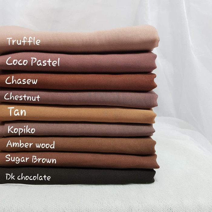 Warna Chestnut Jilbab - KibrisPDR