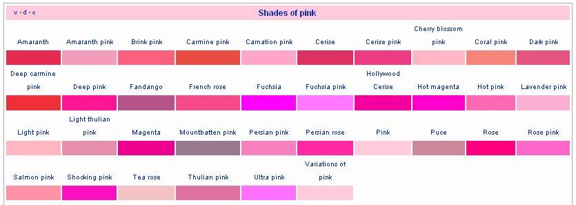 Detail Warna Deep Pink Nomer 16