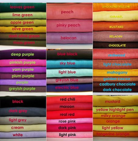 Detail Warna Deep Pink Nomer 32