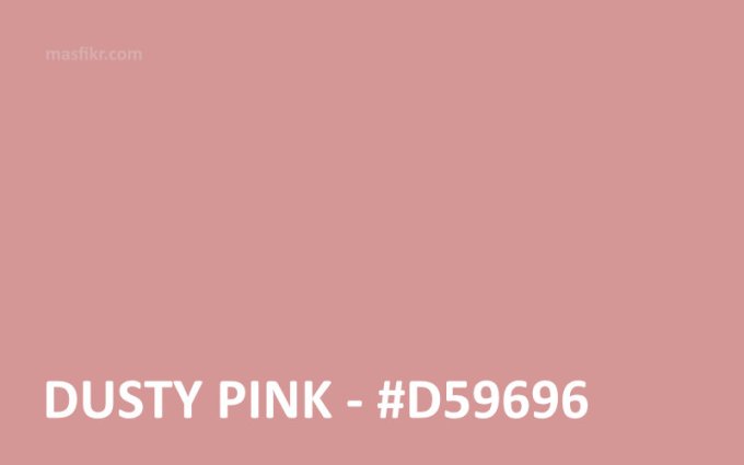 Detail Warna Dusty Pink Dan Peach Nomer 2