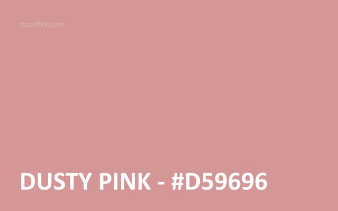 Detail Warna Dusty Pink Muda Nomer 4