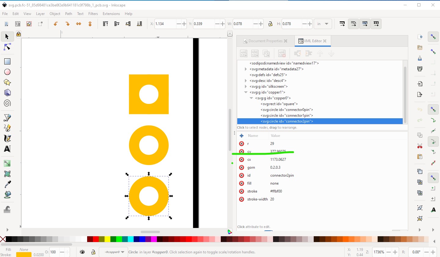 Detail Warna Emas Pada Corel Nomer 23