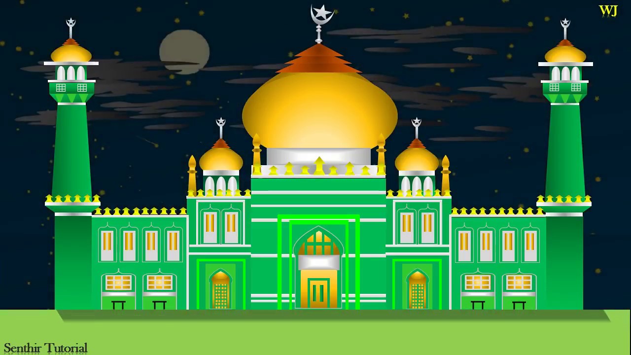 Detail Warna Gambar Masjid Yang Bagus Nomer 47