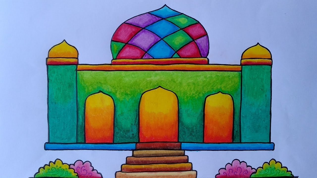 Detail Warna Gambar Masjid Yang Bagus Nomer 9