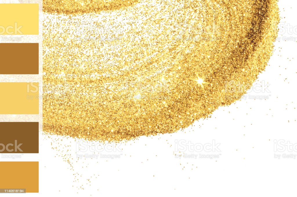 Detail Warna Gold Glitter Nomer 36