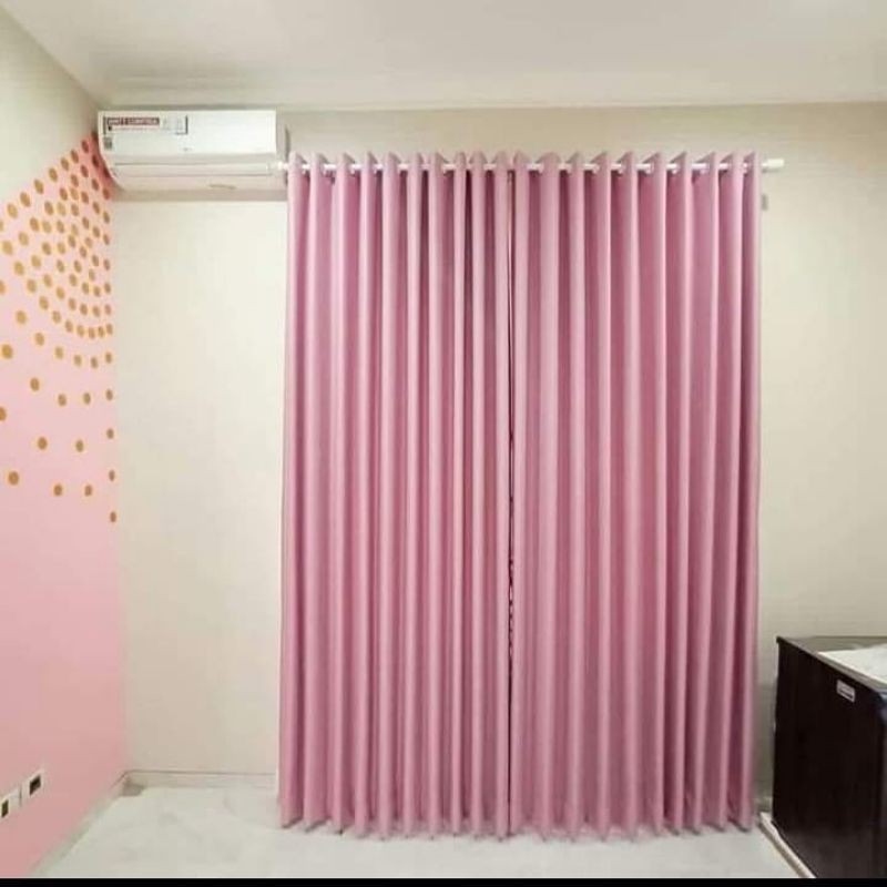 Detail Warna Gorden Yang Cocok Untuk Dinding Pink Nomer 12