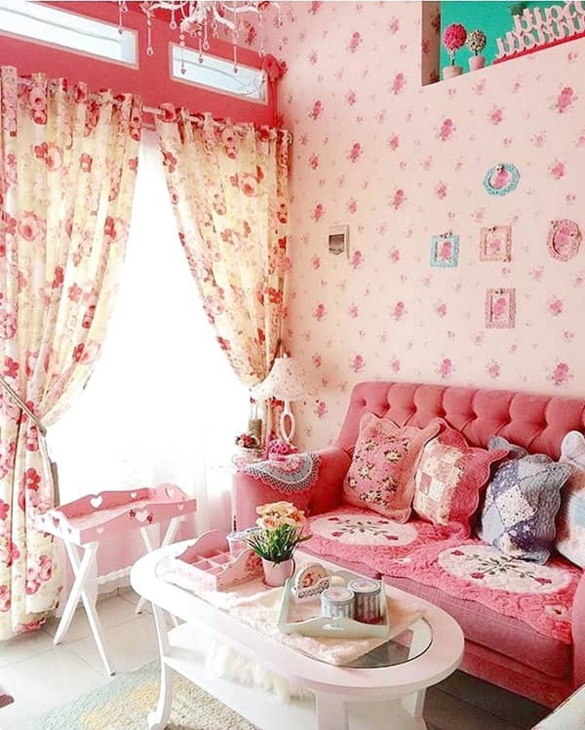 Detail Warna Gorden Yang Cocok Untuk Dinding Pink Nomer 25