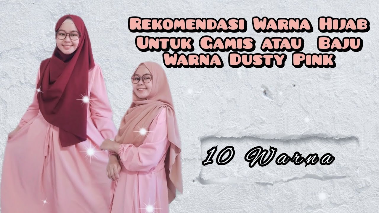 Detail Warna Hijab Dusty Pink Nomer 30