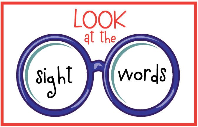 Sight Word Clipart - KibrisPDR