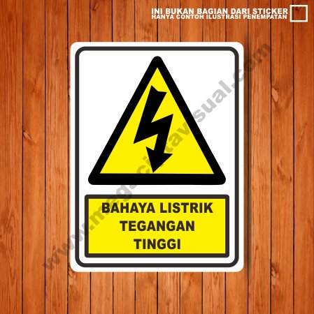 Detail Sign Bahaya Listrik Nomer 11