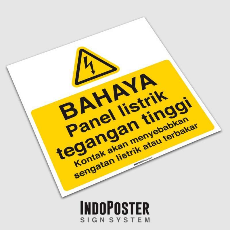 Detail Sign Bahaya Listrik Nomer 55