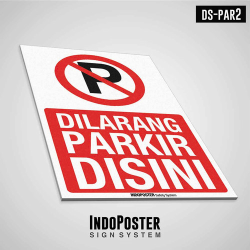 Detail Sign Dilarang Parkir Nomer 24