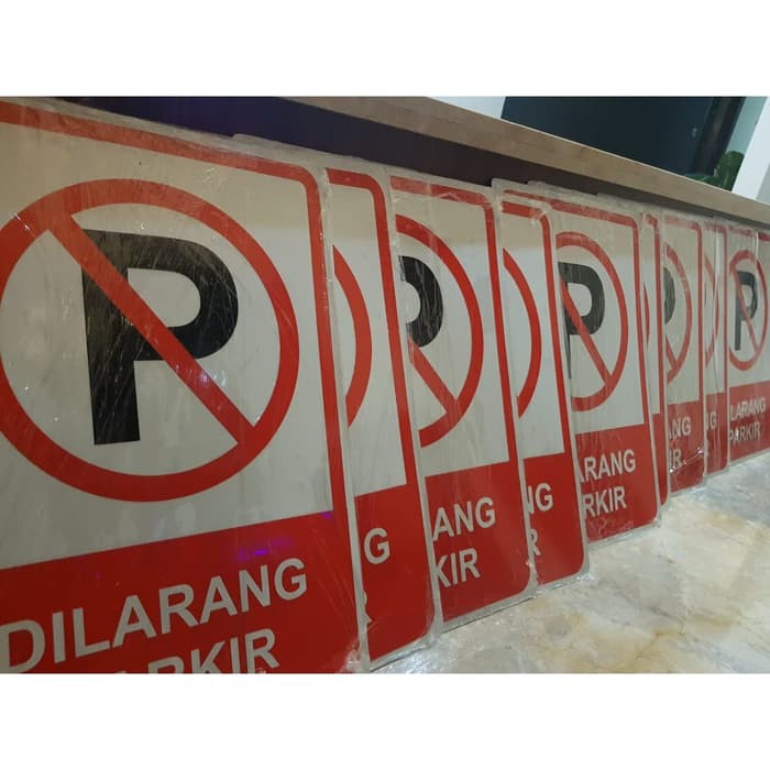 Detail Sign Dilarang Parkir Nomer 25