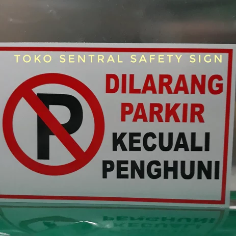 Detail Sign Dilarang Parkir Nomer 27