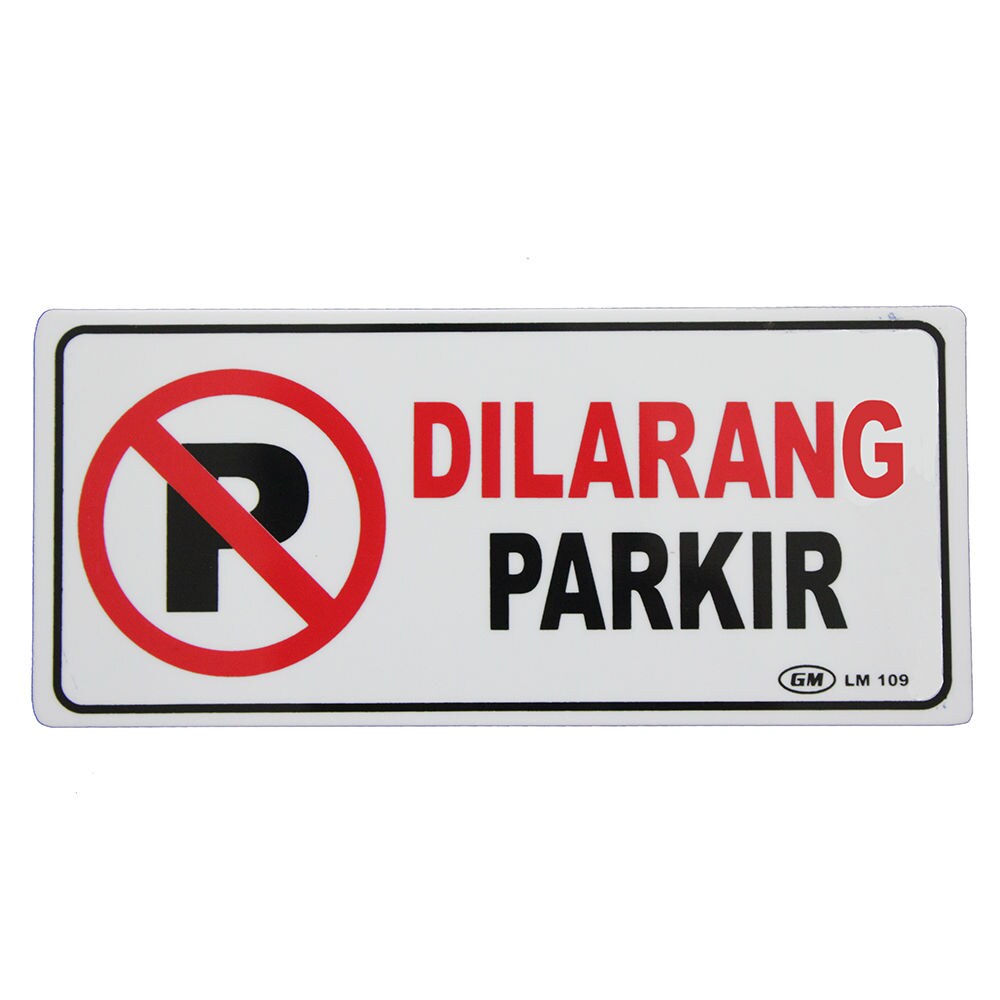 Detail Sign Dilarang Parkir Nomer 32