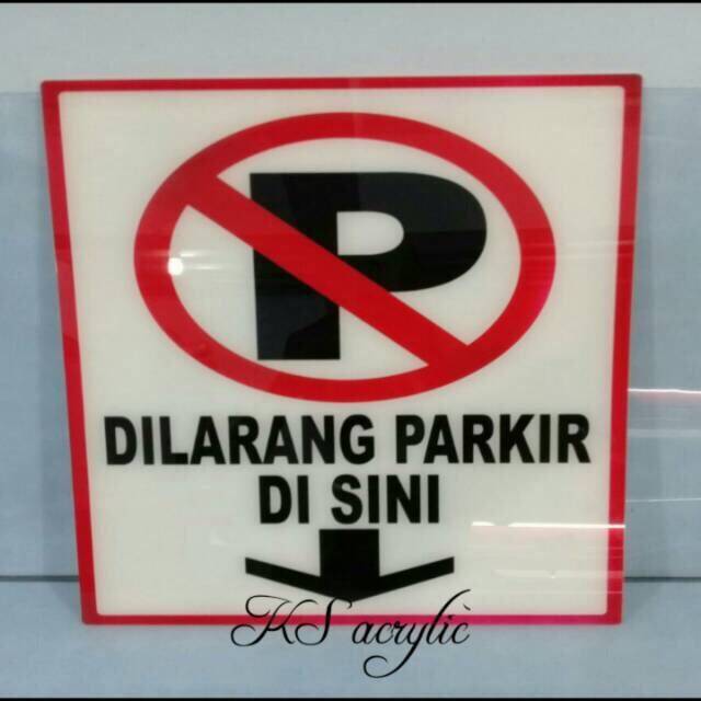Detail Sign Dilarang Parkir Nomer 36