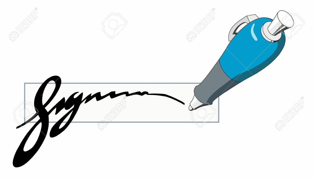 Detail Signature Clipart Nomer 3