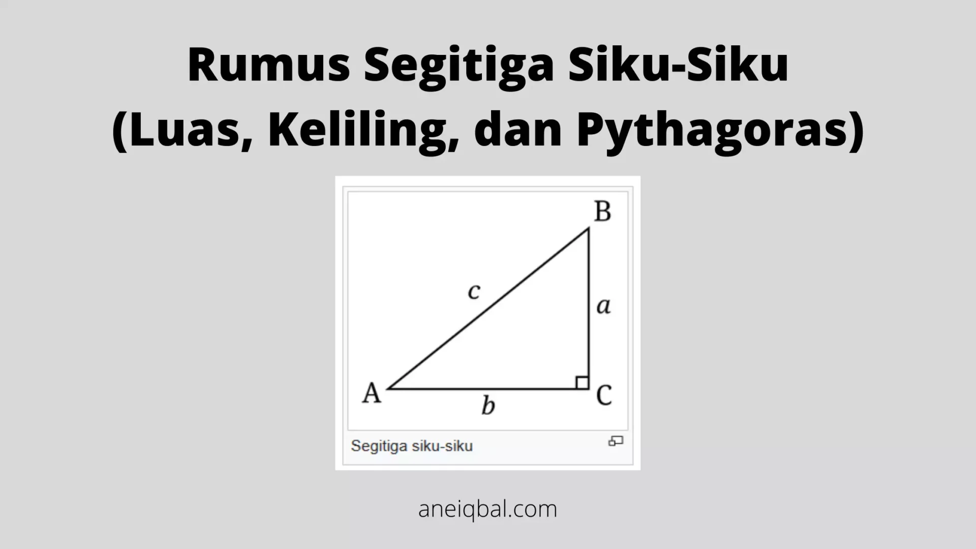 Detail Siku Siku Segitiga Nomer 39