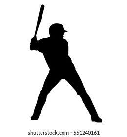 Detail Silhouette Baseball Clipart Nomer 14