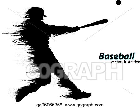 Detail Silhouette Baseball Clipart Nomer 28