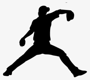 Detail Silhouette Baseball Clipart Nomer 39