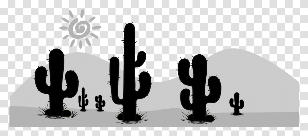 Detail Silhouette Cactus Clipart Nomer 51