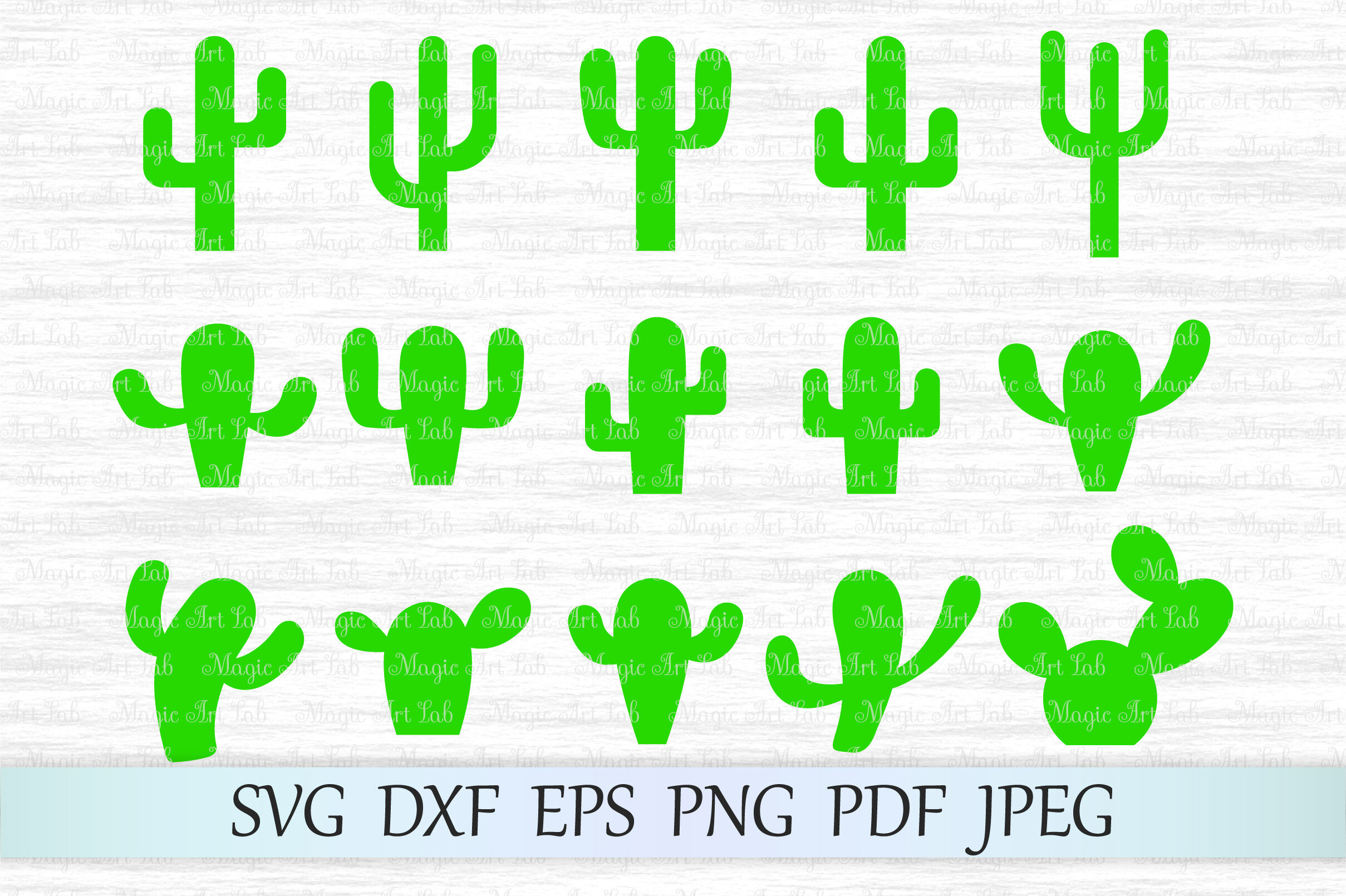 Detail Silhouette Cactus Clipart Nomer 53