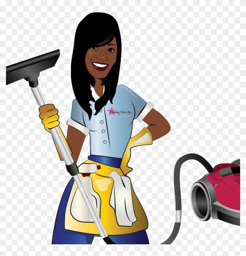 Detail Silhouette Cleaning Lady Clipart Nomer 45