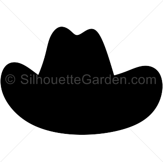 Detail Silhouette Cowboy Boots And Hat Clipart Nomer 40