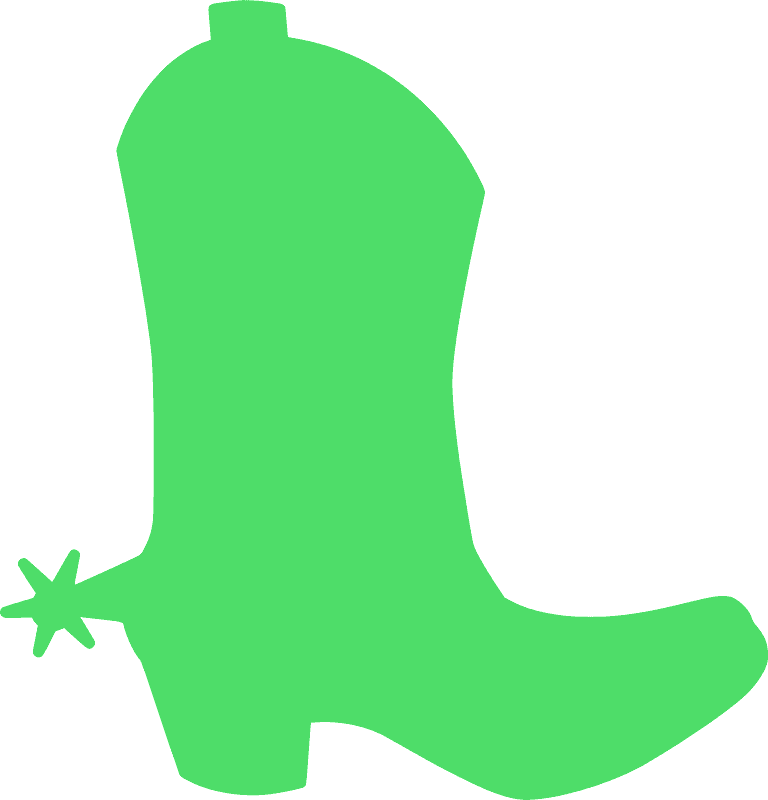 Detail Silhouette Cowboy Boots Clipart Nomer 38