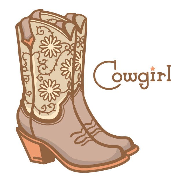 Detail Silhouette Cowboy Boots Clipart Nomer 44