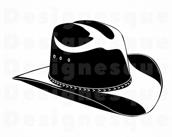 Detail Silhouette Cowboy Hat Clipart Nomer 11